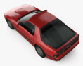 Mazda RX-7 coupe 1985 3d model top view