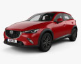 Mazda CX-3 GT-M with HQ interior 2018 3d model