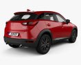 Mazda CX-3 GT-M with HQ interior 2018 3d model back view