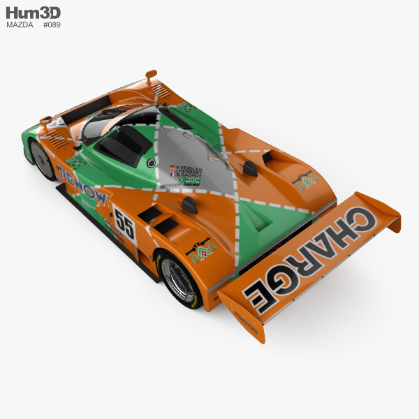 Mazda 787b 3d model