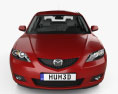 Mazda 3 sedan with HQ interior 2009 3d model front view