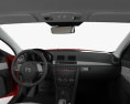 Mazda 3 sedan with HQ interior 2009 3d model dashboard