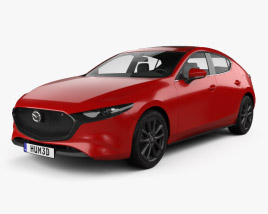 Mazda 3 hatchback 2022 3D model