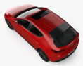 Mazda 3 hatchback 2022 3d model top view