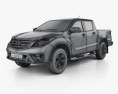 Mazda BT-50 Double Cab 2021 3d model wire render