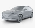Mazda CX-30 2022 3d model clay render
