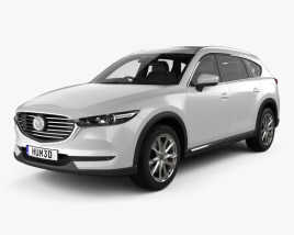 Mazda CX-8 with HQ interior 2020 3D model