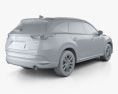Mazda CX-8 인테리어 가 있는 2020 3D 모델 