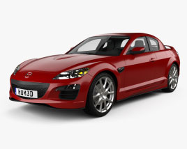 Mazda RX-8 with HQ interior 2012 3D model
