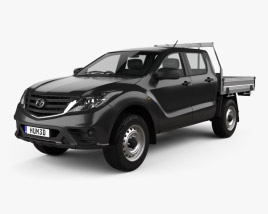 Mazda BT-50 Dual Cab Alloy Tray 2021 3D model