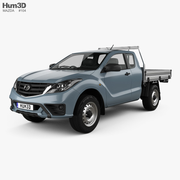 Mazda BT-50 Freestyle Cab Alloy Tray 2021 3D модель
