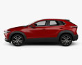 Mazda CX-30 with HQ interior 2022 3d model side view