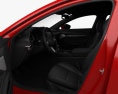 Mazda 3 hatchback with HQ interior and engine 2022 3d model seats