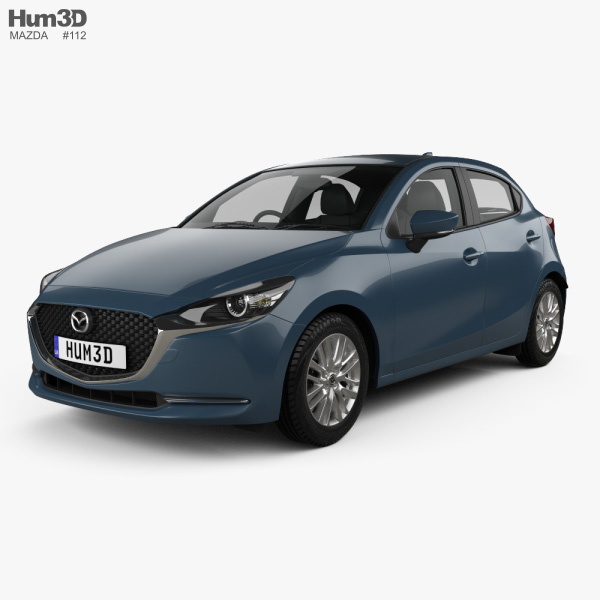 Mazda 2 Хетчбек 2022 3D модель