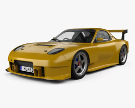 Mazda RX-7 GT300 2008 3D model
