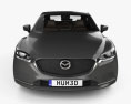 Mazda 6 sedan with HQ interior 2021 3d model front view