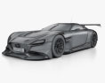 Mazda RX-Vision GT3 2022 Modello 3D wire render