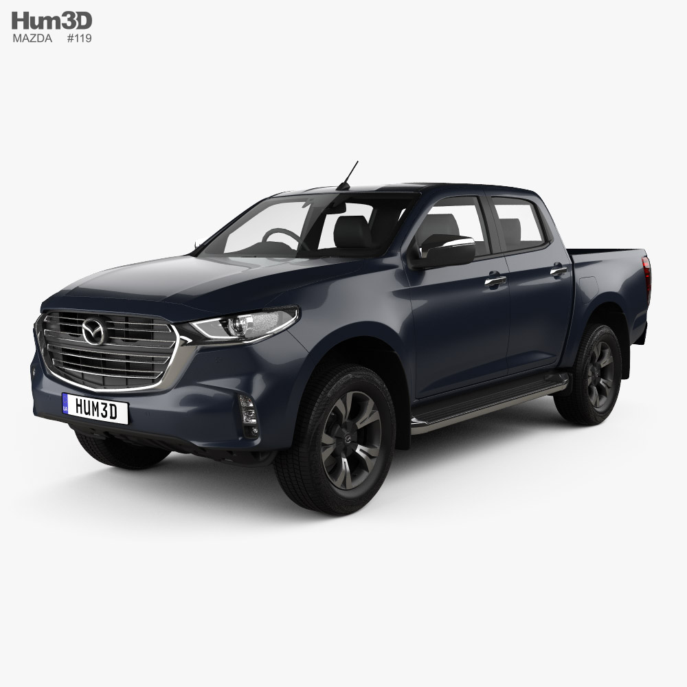 Mazda BT-50 Double Cab 2022 3D 모델 