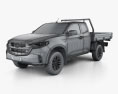 Mazda BT-50 Freestyle Cab Alloy Tray 2022 Modelo 3D wire render