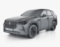 Mazda CX-60 Takumi 2022 3D-Modell wire render