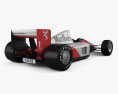 McLaren MP4-6 1991 3D模型 后视图