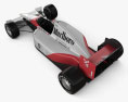 McLaren MP4-6 1991 3D模型 顶视图