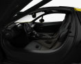 McLaren P1 з детальним інтер'єром 2016 3D модель seats