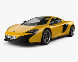 McLaren 650S Spider 2017 3D 모델 