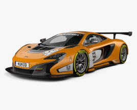 McLaren 650S GT3 2017 3D model