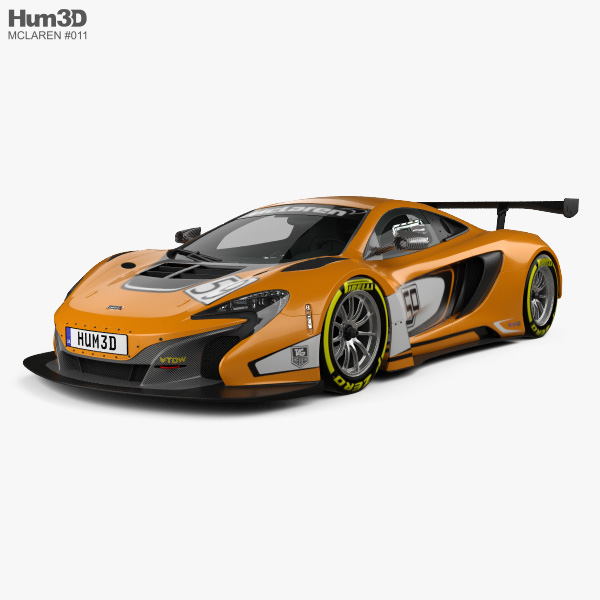 McLaren 650S GT3 2017 Modèle 3D