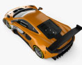 McLaren 650S GT3 2017 3D模型 顶视图