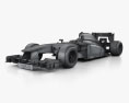 McLaren MP4-28 2013 3D 모델  wire render