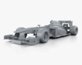 McLaren MP4-28 2013 Modello 3D clay render