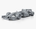 McLaren MP4-29 2014 Modello 3D clay render