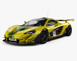 McLaren P1 GTR 2017 3D 모델 
