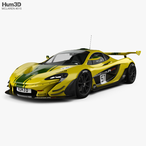 McLaren P1 GTR 2017 3D模型