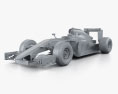 McLaren MP4-30 2015 Modello 3D clay render