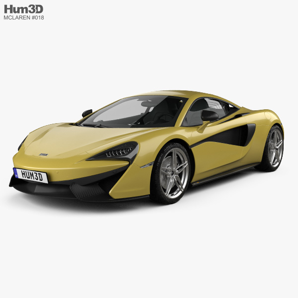 McLaren 570S 2018 3D 모델 