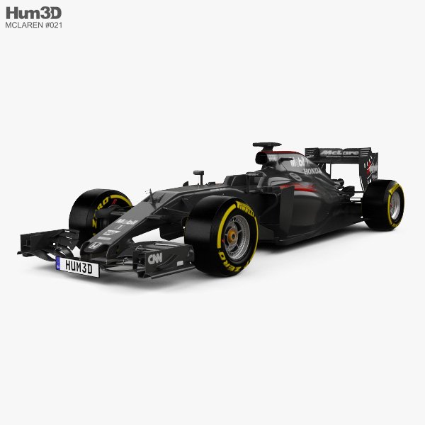 McLaren MP4-31 2016 3D model