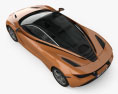McLaren 720S 2020 3d model top view