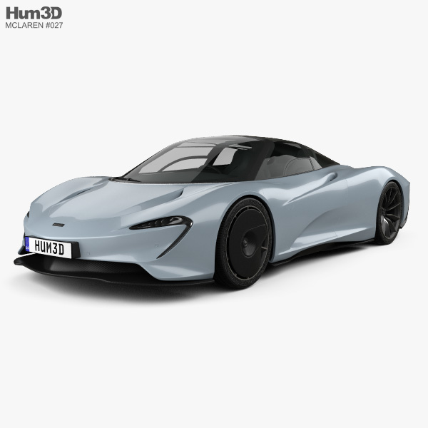McLaren Speedtail 2021 3D模型