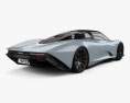 McLaren Speedtail 2021 3D 모델  back view