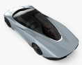 McLaren Speedtail 2021 3D-Modell Draufsicht