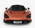 McLaren 765LT 2022 Modelo 3D vista frontal
