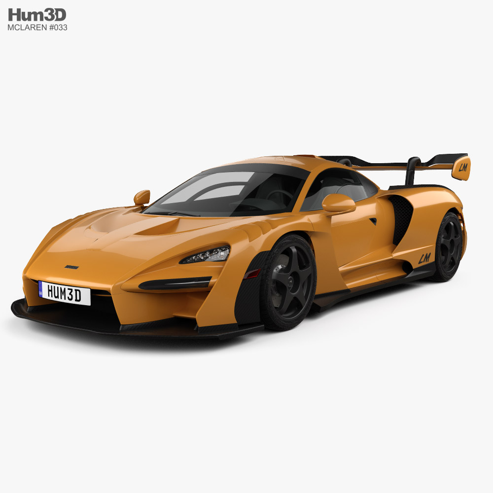 mclaren senna model car