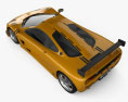 McLaren F1 LM XP1 1998 3D模型 顶视图