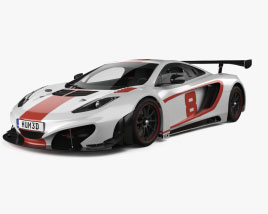McLaren MP4-12C GT3 2011 3D model