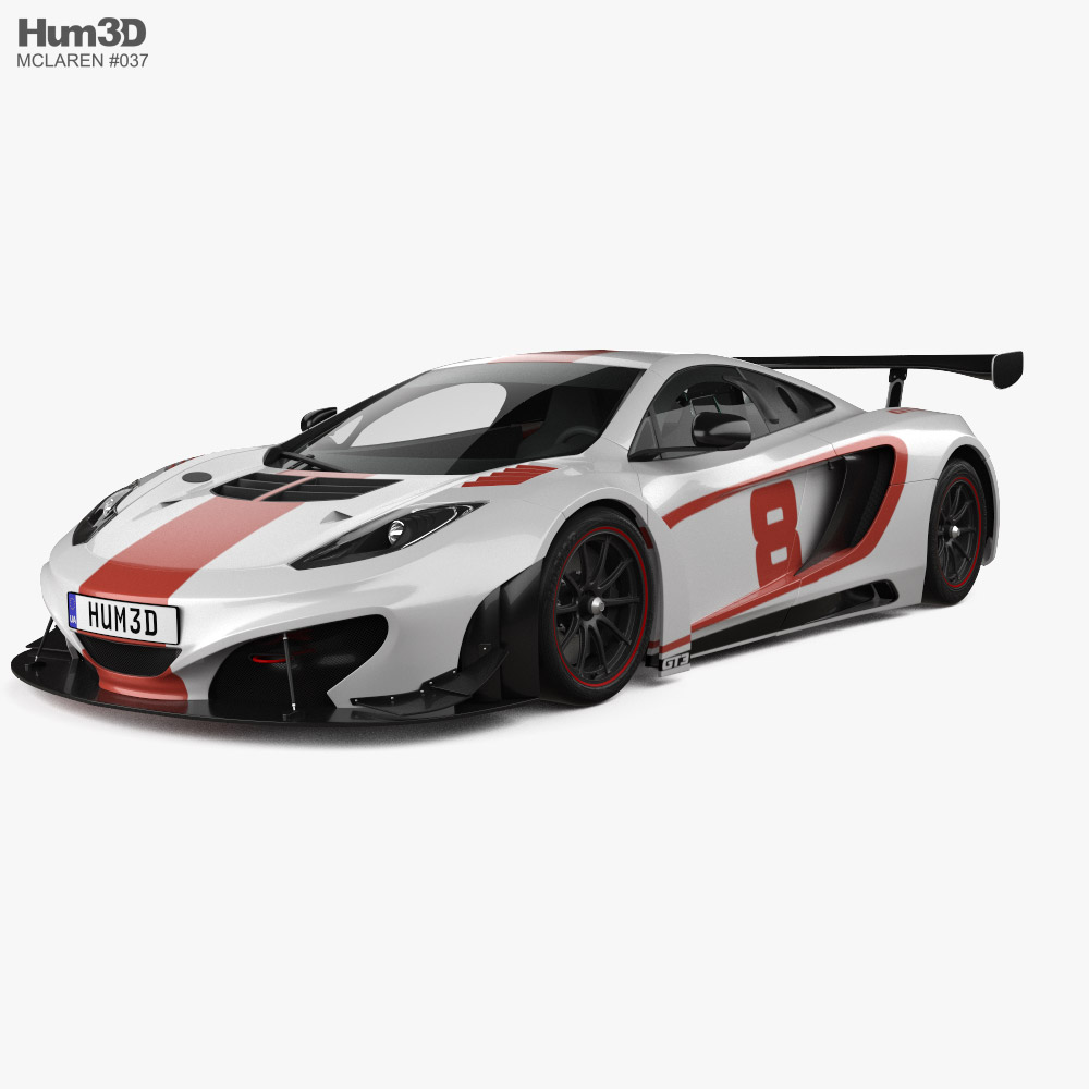 McLaren MP4-12C GT3 2011 3D模型