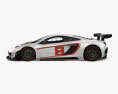 McLaren MP4-12C GT3 2011 3D-Modell Seitenansicht