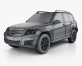 Mercedes-Benz GLK-клас 2010 3D модель wire render